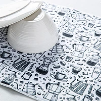 Harman Printed 'Freshly Brewed' Microfibre Dish Drying Mat 15x20"
