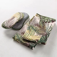 Harman Microfiber 'Palm Leaf' Sponge & Cloth Cleaning Set/4