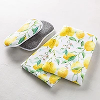Harman Microfiber 'Fresh Lemon' Sponge & Cloth Cleaning Set/4
