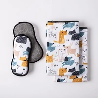 Harman Microfiber 'Dogs' Sponge & Cloth Cleaning Set/4