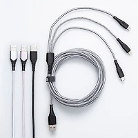 Connect Heavy Duty High-Speed '3-In-1' Charge & Sync Cable (Asstd.)