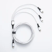 Connect Heavy Duty 'Usb-C To 3-In-1' Charge & Sync Cable (Asstd.)