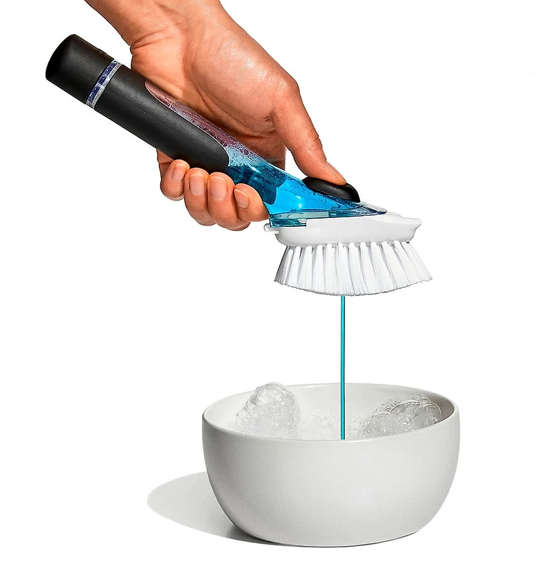 OXO Good Grips Sink Soap Dispensing Brush (Black/White/Clear)