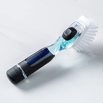 OXO Good Grips Sink Soap Dispensing Brush (Black/White/Clear)