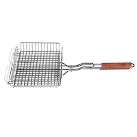 Outset BBQ Square Grill Basket (Chrome)