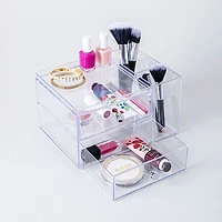 iDesign Clarity Stacking 2-Drawer with Organizer