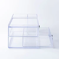 iDesign Clarity Stacking 2-Drawer with Organizer