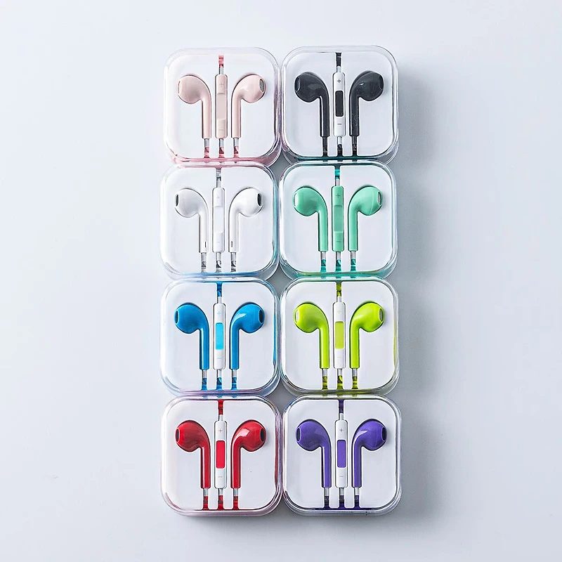 Connect Premium 'Solid' Earbuds with Storage Case (Asstd.)