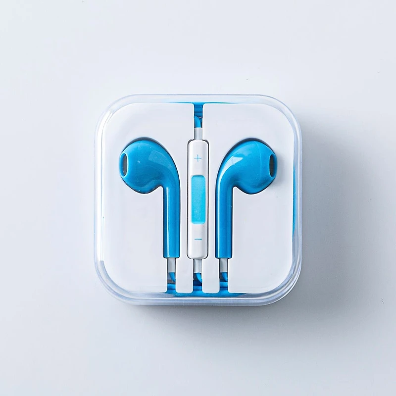 Connect Premium 'Solid' Earbuds with Storage Case (Asstd.)