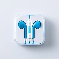 Connect Premium 'Solid' Earbuds with Storage Case (Asstd.)