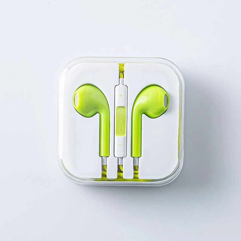 Connect Premium 'Solid' Earbuds with Storage Case (Asstd.)