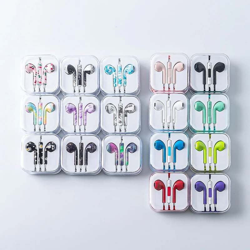 Connect Premium 'Solid' Earbuds with Storage Case (Asstd.)