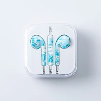 Connect Premium 'Patterned' Earbuds with Storage Case (Asstd.)