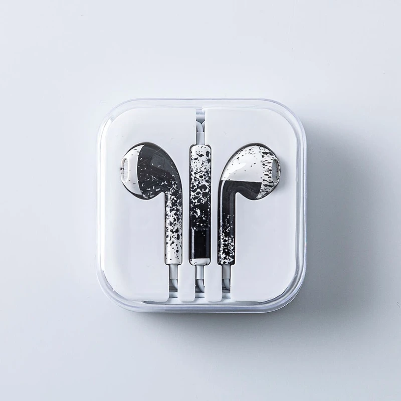 Connect Premium 'Patterned' Earbuds with Storage Case (Asstd.)