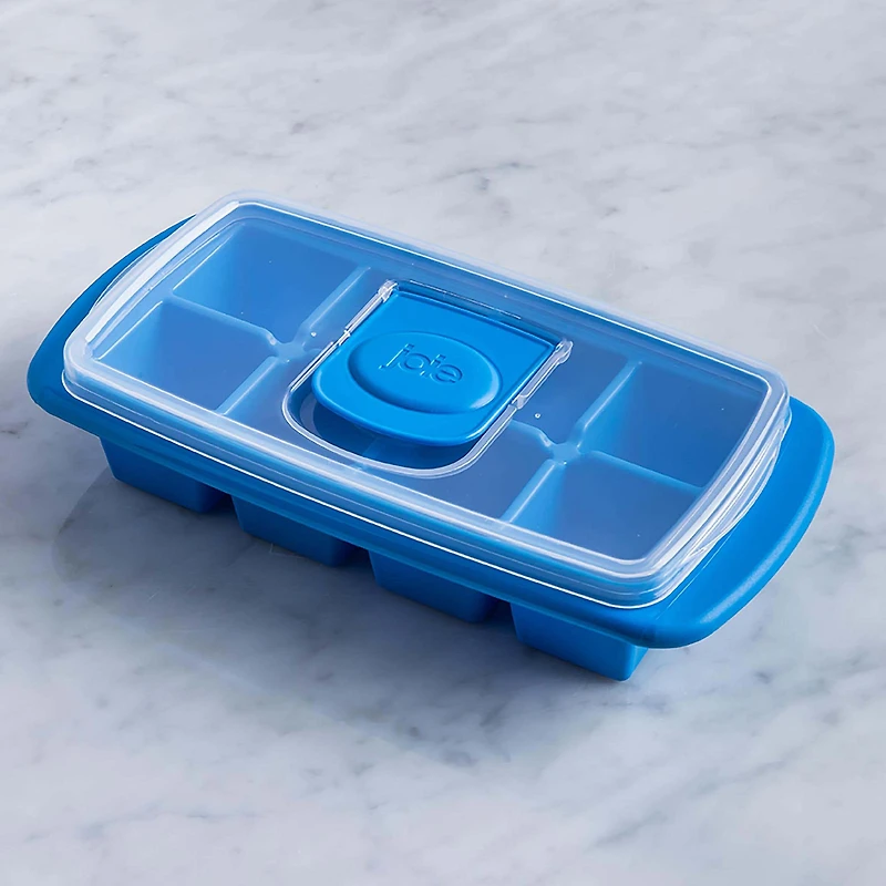 Joie Flip and Fill Ice Cube Tray with Lid X-Large Cubes (Asstd.)