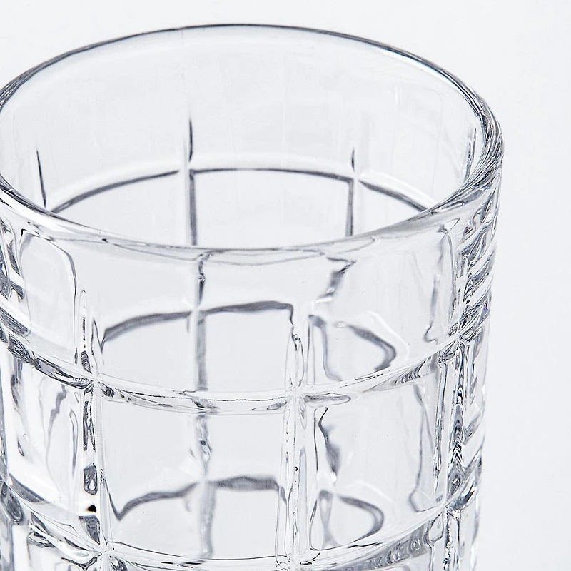 Godinger Radius Crystal-Cut Hi-Ball Glass - Set of 4 (13oz.)