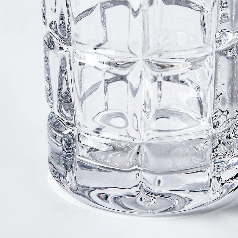 Godinger Radius Crystal-Cut Hi-Ball Glass - Set of 4 (13oz.)