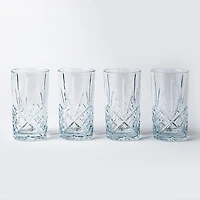 Godinger Dublin Crystal-Cut Hi-Ball Glass - Set of 4 (12oz.)