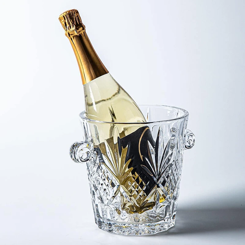 Godinger Dublin Crystal-Cut Ice Bucket (2L)