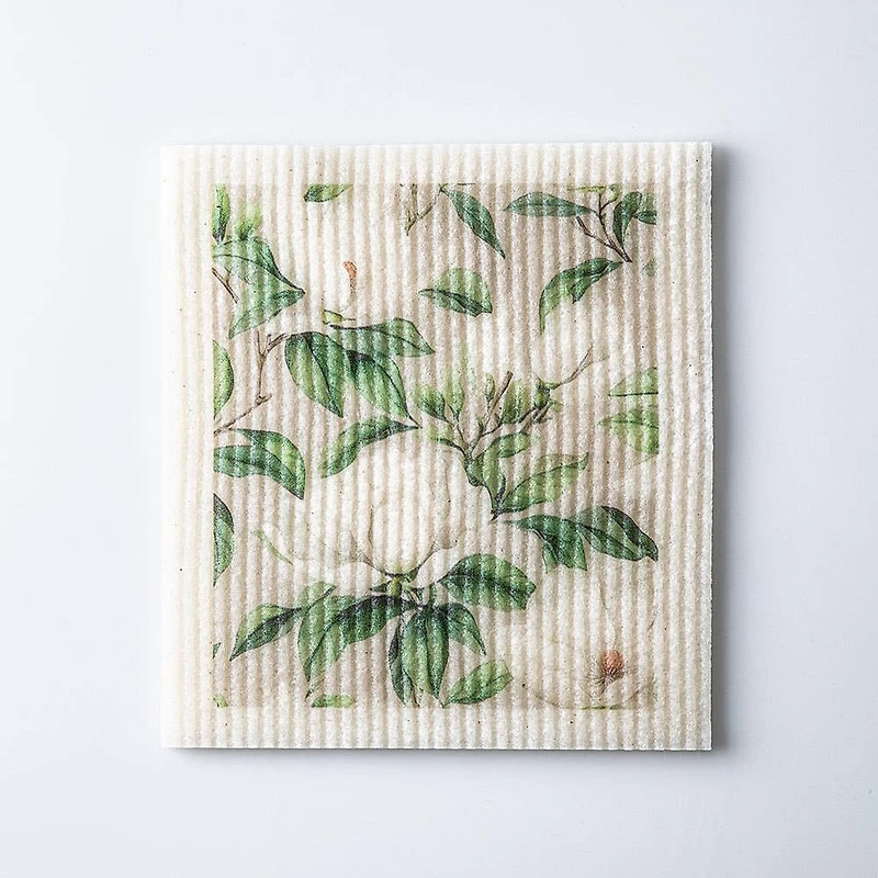 Harman Eco Friendly 'White Blossom' Reusable Sponge Cloth (White)