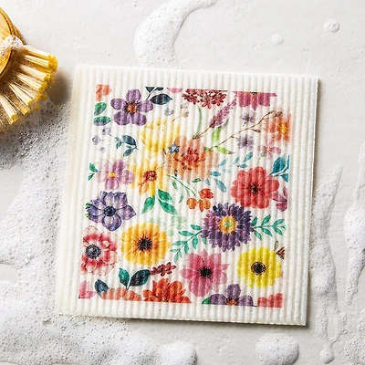 Harman Eco Friendly 'Mixed Floral' Reusable Sponge Cloth