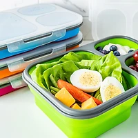 KSP Lunch Pop! Bento 'Rectangle' Silicone Food Container (Asstd.)