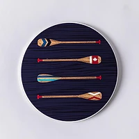 KSP Ceramica 'Paddles' Printed Ceramic Trivet 20cm