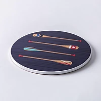 KSP Ceramica 'Paddles' Printed Ceramic Trivet 20cm