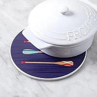 KSP Ceramica 'Paddles' Printed Ceramic Trivet 20cm