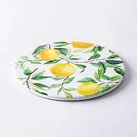 KSP Ceramica 'Lemon Tree' Printed Ceramic Trivet 20cm