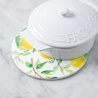 KSP Ceramica 'Lemon Tree' Printed Ceramic Trivet 20cm