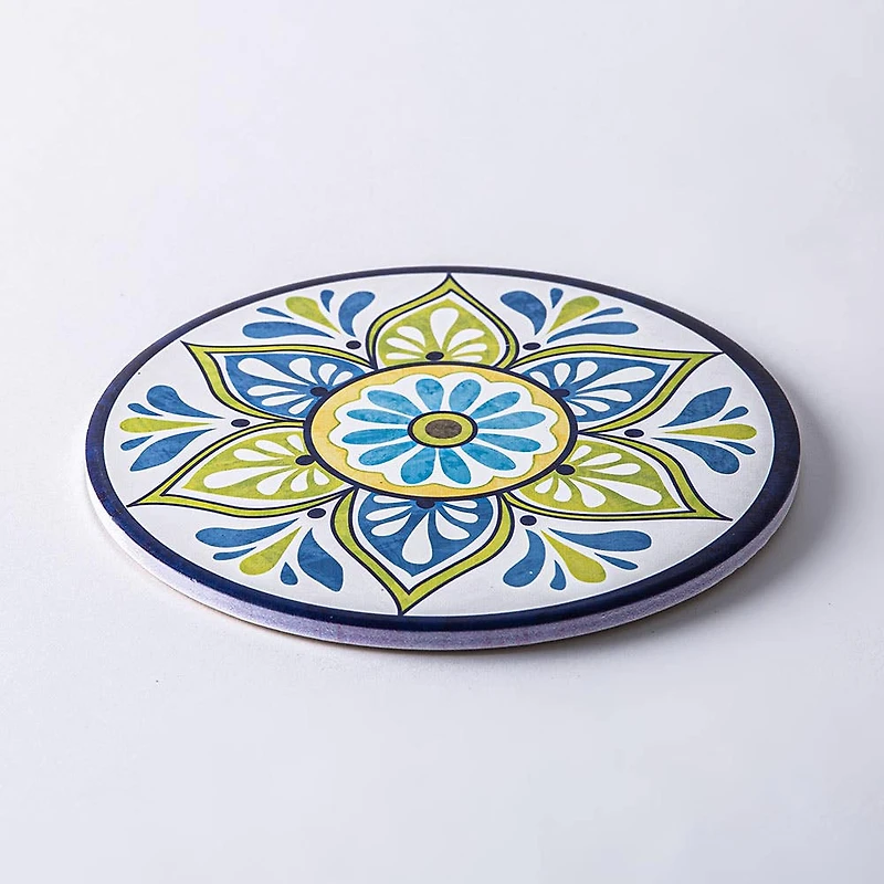KSP Ceramica 'Madrid' Printed Ceramic Trivet 20cm