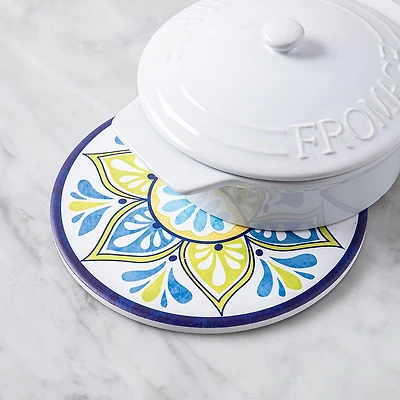 KSP Ceramica 'Madrid' Printed Ceramic Trivet 20cm