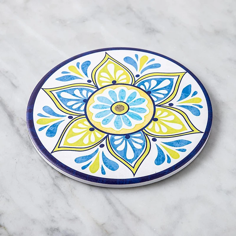 KSP Ceramica 'Madrid' Printed Ceramic Trivet 20cm