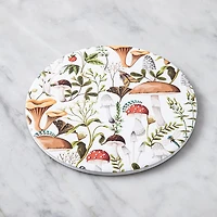 KSP Ceramica 'Mushrooms' Printed Ceramic Trivet 20cm