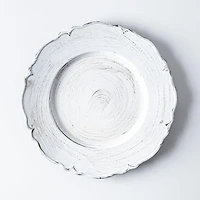 KSP Everyday Charger Plate with Scalloped Rim (White)
