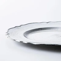 KSP Everyday Charger Plate with Scalloped Rim (White)