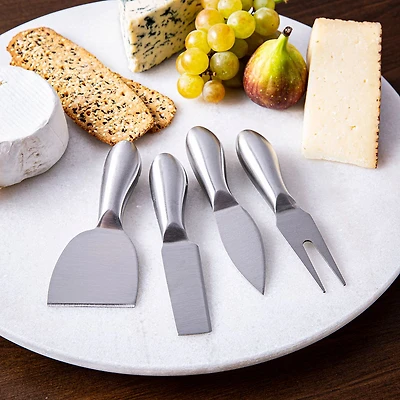 KSP Gleam Mini Cheese Knife Combo - Set of 4 (Stainless Steel)