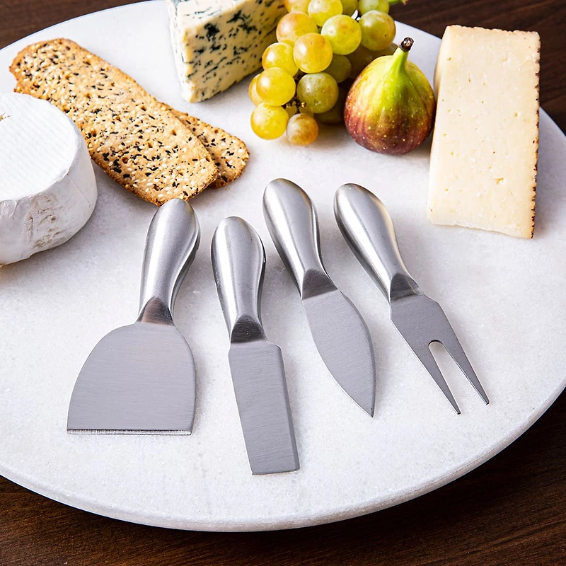 KSP Gleam Mini Cheese Knife Combo - Set of 4 (Stainless Steel)