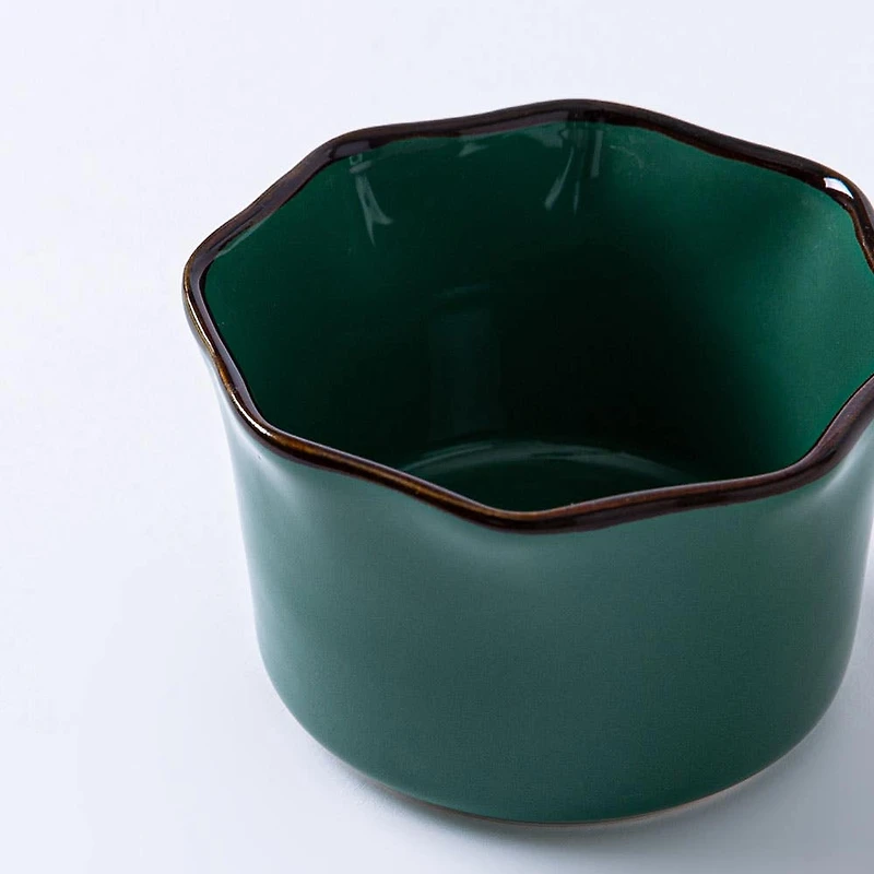 KSP Tuscana Fluted Ramekin 10cm Dia. x 6cm (Forest)