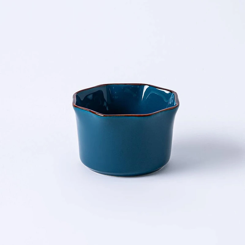 KSP Tuscana Fluted Ramekin 10cm Dia. x 6cm (Peacock)