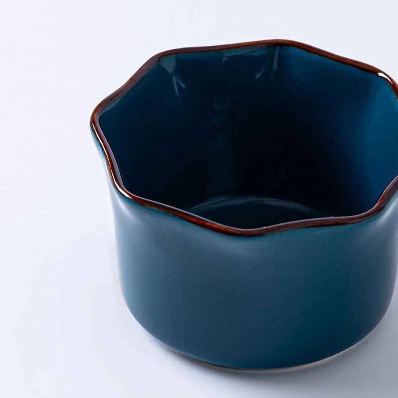 KSP Tuscana Fluted Ramekin 10cm Dia. x 6cm (Peacock)