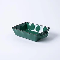 KSP Tuscana Fluted Bakeware Rect. Sml 20.5 x 16 x 6cm (Forest)