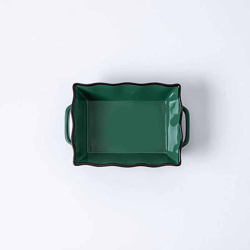 KSP Tuscana Fluted Bakeware Rect. Sml 20.5 x 16 x 6cm (Forest)