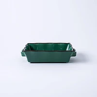 KSP Tuscana Fluted Bakeware Rect. Sml 20.5 x 16 x 6cm (Forest)