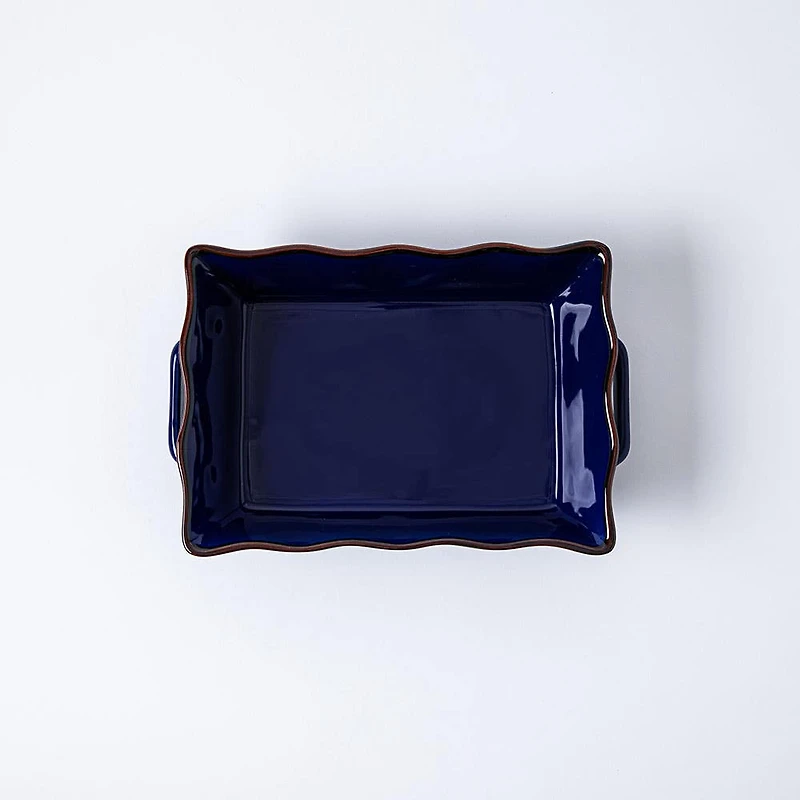 KSP Tuscana Fluted Bakeware Rect. Med 29x21x7cm (Navy)
