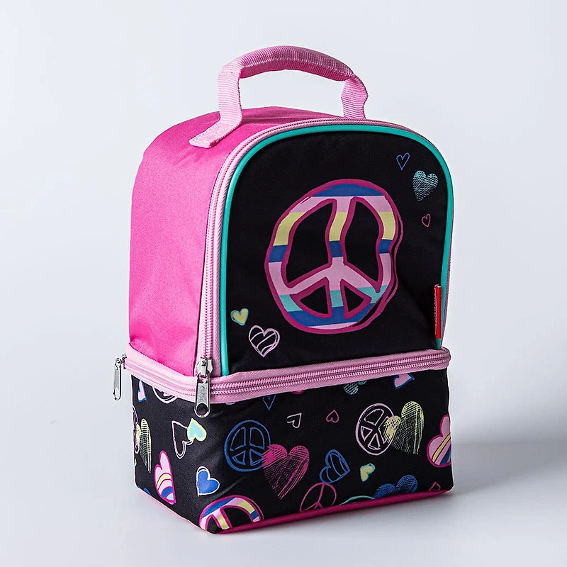 Thermos Non-Licensed 'Peace' Dual Lunch Bag