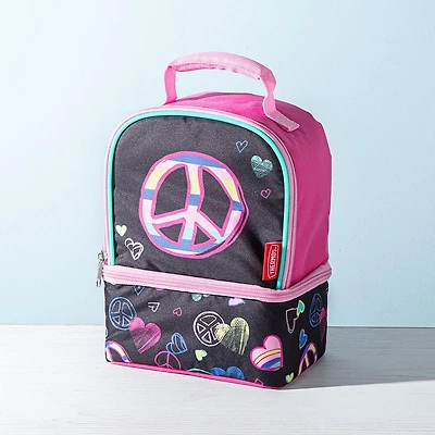 Thermos Non-Licensed 'Peace' Dual Lunch Bag