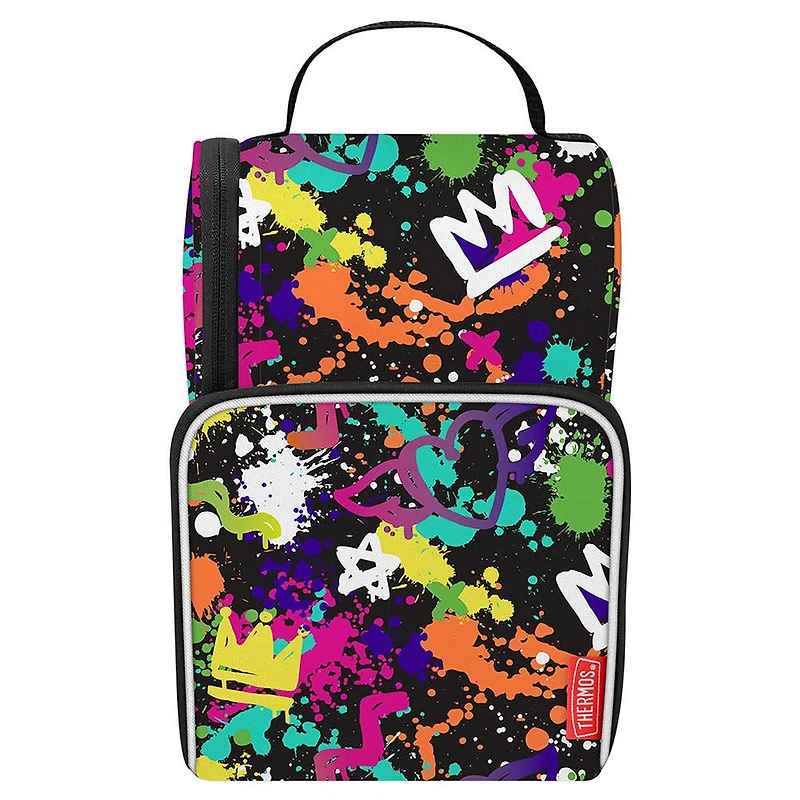 Thermos Tween Flex-A-Guard 'Graffiti Bright' Dual Lunch Bag