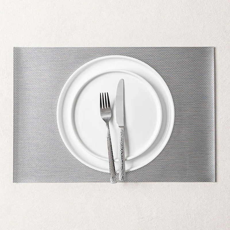KSP Ritz Metallic 'Weave' PVC Placemat (Silver)